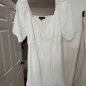 Lulus white mini dress
